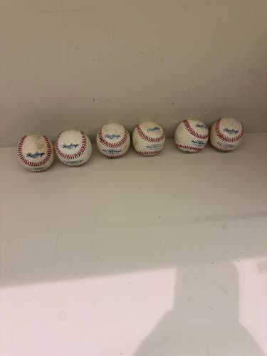 Rawlings Official Major League Baseballs (Used)