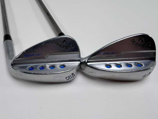 Callaway Jaws MD5 Platinum Chrome Wedge Set 52* 12 | 56* 12 Recoil F1 Ladies RH
