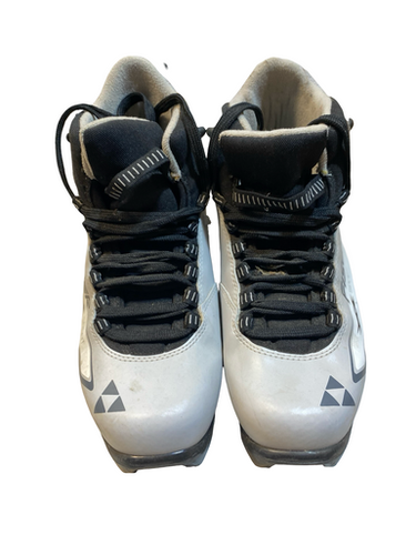 Used Fischer Mens NNN XC Ski Boots Grey M 10.5 11706-S000377267
