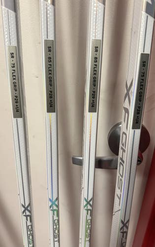 *PROSHOP SALE* Brand new Senior CCM XF Ghost Left Hand Hockey Stick P28+1/4 85 Flex