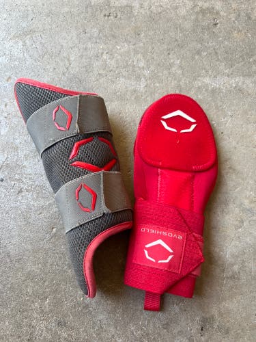 Gray EvoShield Leg guard Shin Guards (Used)