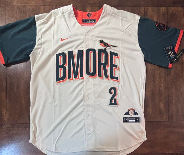 Baltimore Orioles Gunnar Henderson City Connect Jersey 2026 Adult XL NWT
