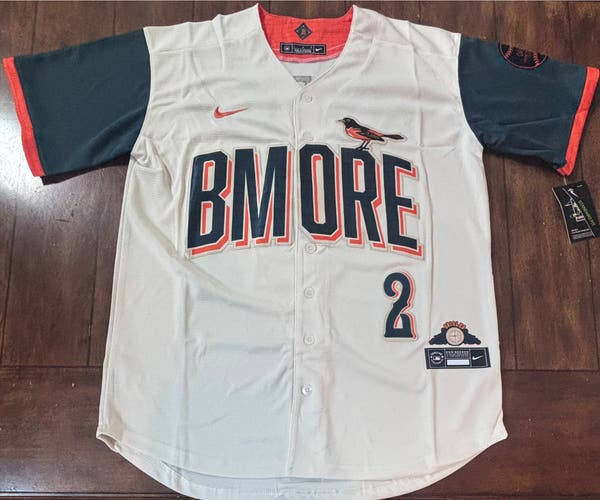 Baltimore Orioles Gunnar Henderson City Connect Jersey 2026 Adult Large NWT