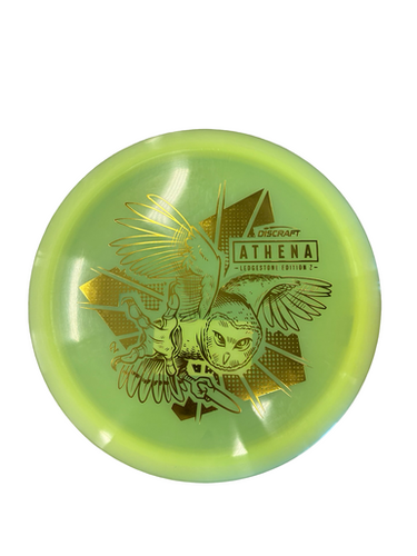 Used Discraft ATHENA Disc Golf Driver Yellow 11682-S000132480