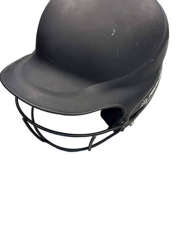 Used RIP-IT HELMET W/MASK Batting Helmet w/Mask Black MD 11682-S000132472