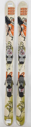 K2 Missy Twin Tip Junior Skis with Bindings - 129 cm Used
