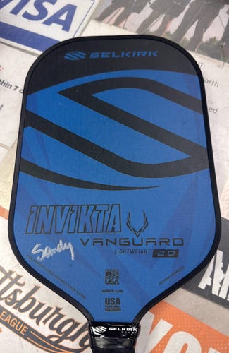 Selkirk Invikta Vanguard lightweight 2.0 (Used) Blue Pickleball Paddle