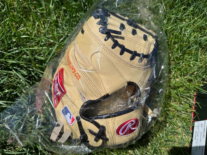 RH Rawlings Heart of the hide Catcher's Glove 34" Patrick Bailey replica NEW