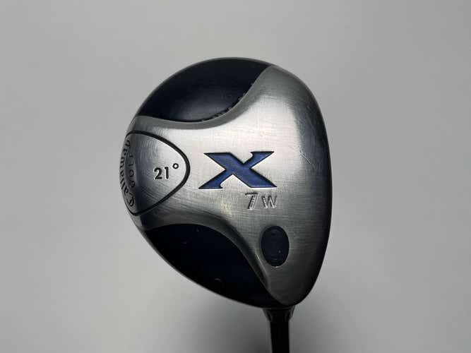 Callaway X 7 Fairway Wood 21* Fujikura 60g Senior Graphite Mens RH