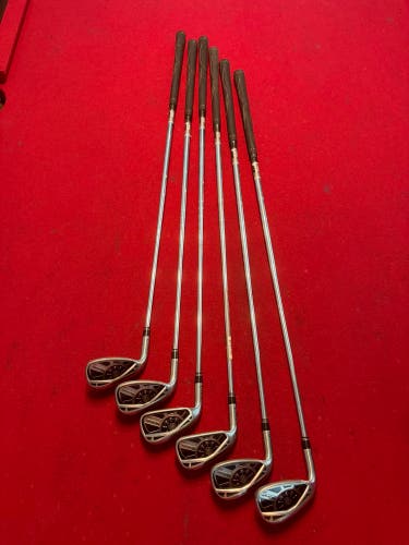 Men's 2012 TaylorMade Burner Superfast 3.0 Left Hand Iron Set Regular Flex (Used)