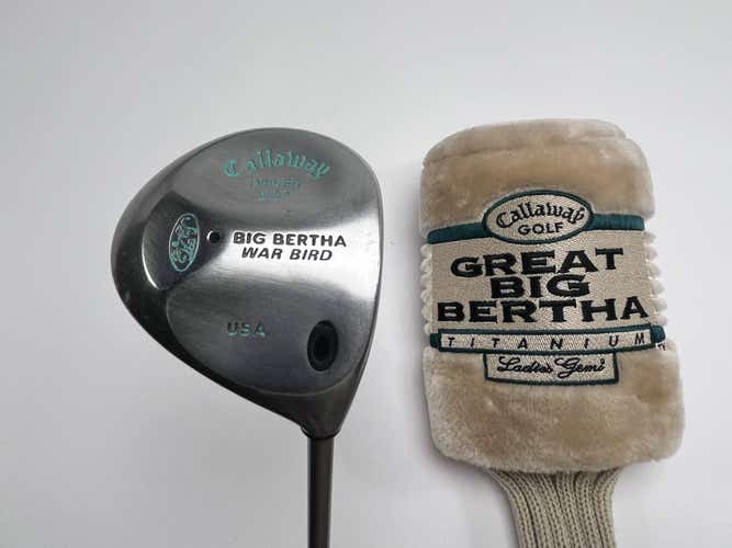 Callaway Big Bertha Warbird Driver 10* GEMS Ladies Graphite Womens RH HC