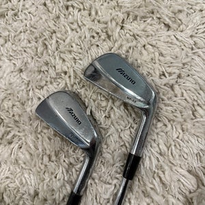 Mizuno MP-33 6 - 7 Iron Combo Right Handed Stiff Flex Steel Shaft (Used)