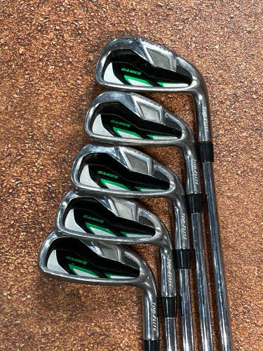 Used Men's Top Flite Gamer Right Handed Iron Set | 6i - 9i, PW | R Flex | Stand Bag Included