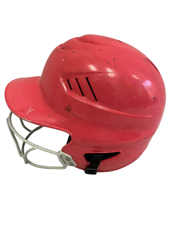 Used Rawlings RCFH Batting Helmet w/Mask Pink One Size 11692-S000149161