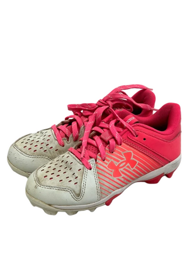 Used Under Armour LEADOFF BB/SB Cleats Pink Junior 01 11692-S000149184