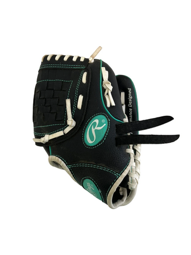 Used Rawlings PLAYERS SERIES BB/SB Glove T-ball Black 10" 11692-S000149274