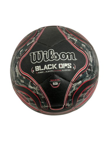 Used Wilson BLACK OPS All Size Soccer Ball Black 5 11692-S000149392