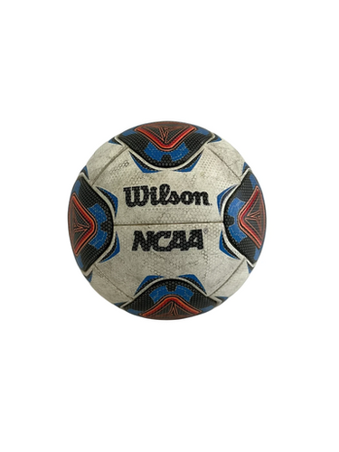 Used Wilson FORTE FYBRID All Size Soccer Ball Silver/White/Royal 5 11692-S000148924