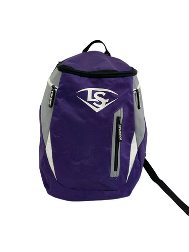 Used Louisville Slugger BACKPACK BB/SB Player Backpack Purple 11692-S000148824