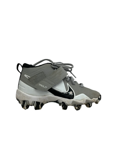 Used Nike TROUT BB/SB Cleats Grey Youth 13.0 11692-S000148833
