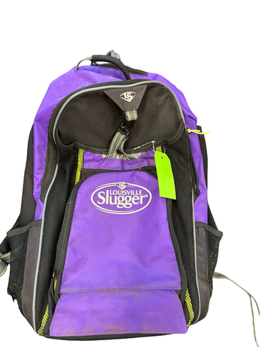 Used Louisville Slugger BACKPACK BB/SB Player Backpack Purple 11682-S000132174