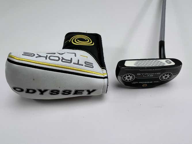 Odyssey Stroke Lab Black Rossie F Stroke Lab Putter 35" Superstroke Mens RH HC