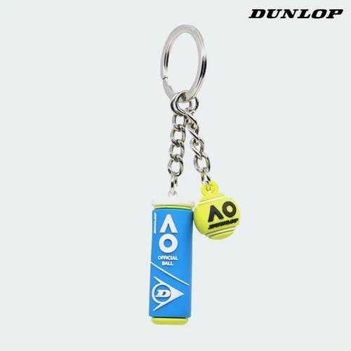 DUNLOP OFFICIAL "AO" AUSTRIALIAN OPEN BALL TUBE / BALL KEY CHAIN. PROMO ITEM.