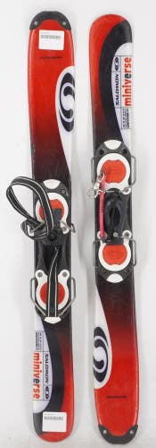 Salomon Miniverse Junior Skis with Bindings - 90 cm Used