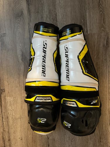 Senior Bauer Supreme 2S Pro 15" Shin Pads (Used)