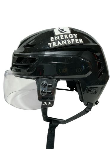 CCM Tacks 710 Pro Stock Hockey Helmet Visor Combo Medium Black Stars 8259