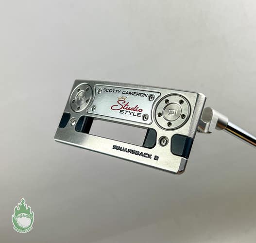 2025 Titleist Scotty Cameron Studio Style SquareBack 2 35" Putter Steel Golf
