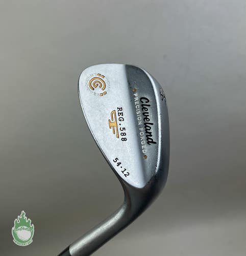 Cleveland Precision Forged REG 588 Chrome 54-12* Wedge Flex Steel Golf Club