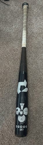 2022 DeMarini The Goods One Piece Alloy BBCOR Certified Bat (-3) 30 oz 33" (Used)