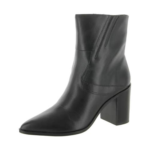 Franco Sarto Ticada Boots Women's 6.5 Black Leather Pointed Toe Bootie ZOGG2496