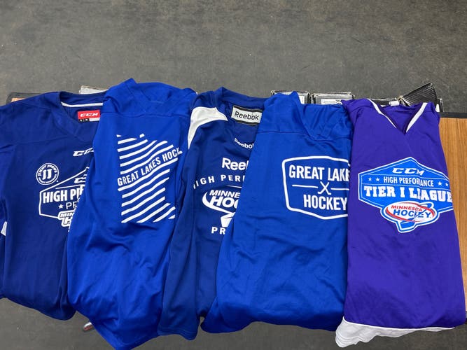 5-Used Hockey Jerseys -Adult XLarge