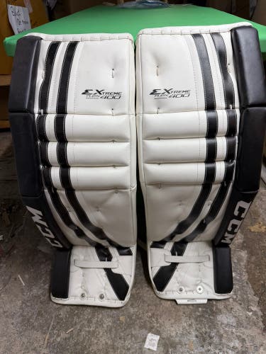 New CCM Extreme Flex 400 Goalie Leg Pads | 34"+1 Senior