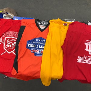 4-Used Hockey Jerseys -Adult XLarge
