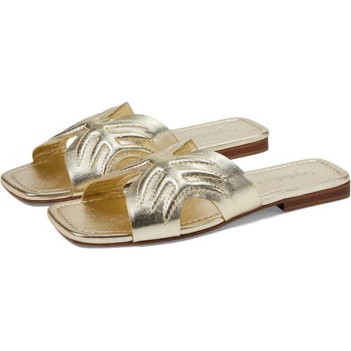 Seychelles Madhu Sandals Women's US 11 Gold Leather Square Toe Slip-On ZOGG2557