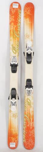 LCV Pure Conscious Twin Tip Junior Skis with Bindings - 140 cm Used