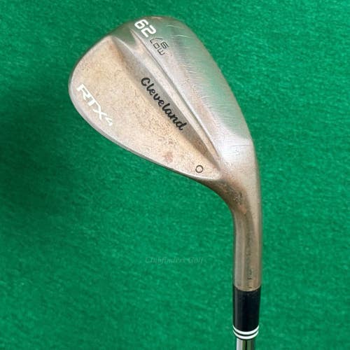 Cleveland RTX-4 Low Raw 62-6 62 Lob Wedge Dynamic Gold Tour Issue S400 Stiff