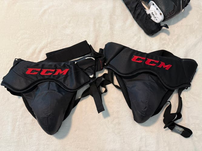 TWO! 2! CCM (Used) Goalie Jock - double cup Senior size
