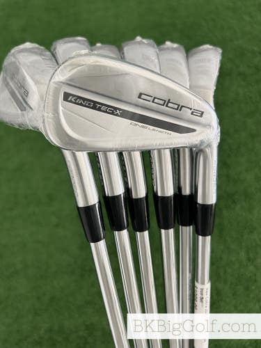 NEW Cobra King Tec X 25 One Length Forged Iron Set 5-G / KBS Tour Lite Stiff
