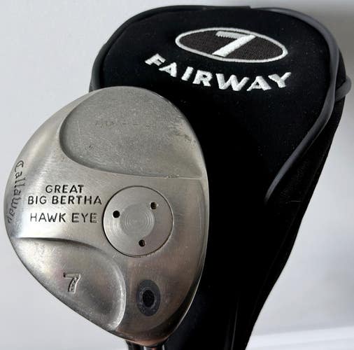 Callaway Great Big Bertha Hawk Eye Fairway 7-wood 21* Graphite Regular w/ Cover