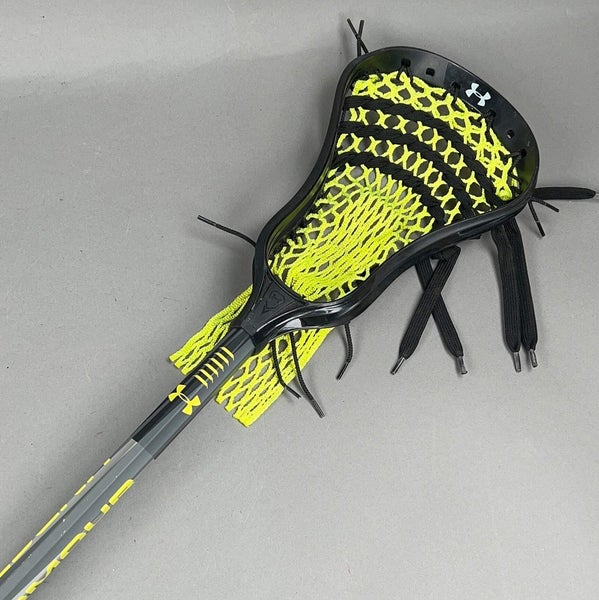 Under Armour Strategy Attack/Mid Lacrosse Head w/ 30" Strategy 7000 Alloy