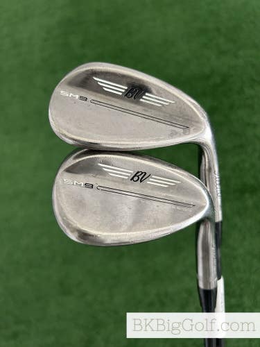 Titleist Vokey SM9 Brushed Steel 2 Wedge Set (56 & 60 Degrees)