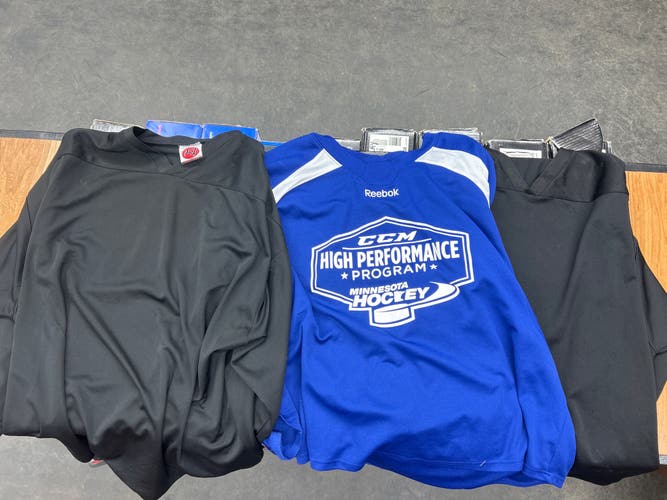 3-Used Hockey Jerseys -Adult XXLarge