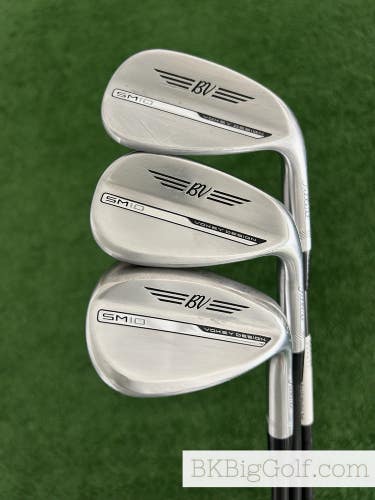 Titleist Vokey SM10 Chrome 3 Wedge Set (50, 54, & 60 Degrees)