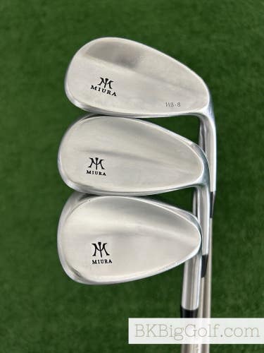 Miura Milled Tour 26 3 Wedge Set (50, 54, & 58 Degrees)