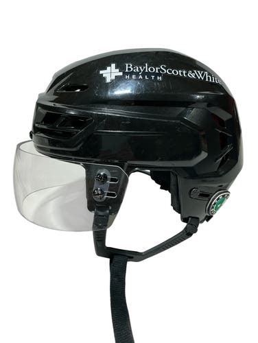 CCM Tacks 710 Pro Stock Hockey Helmet Visor Combo Medium Black Stars 2993
