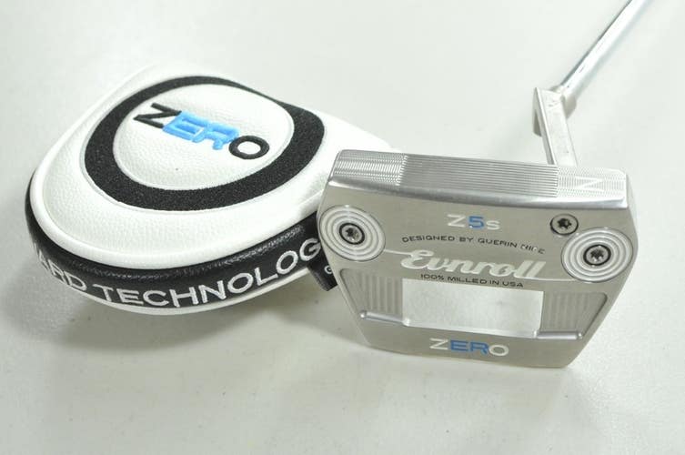 Evnroll ZERO Z5 Satin 38" Putter Right Steel with Head Cover # 210970